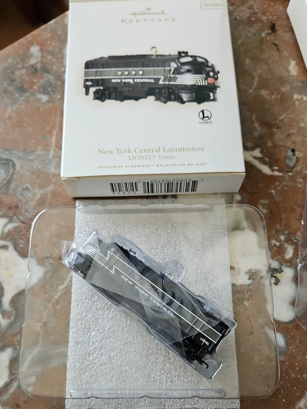 Vintage NWT 2000's Hallmark Lionel Train Ornaments Set Of Four